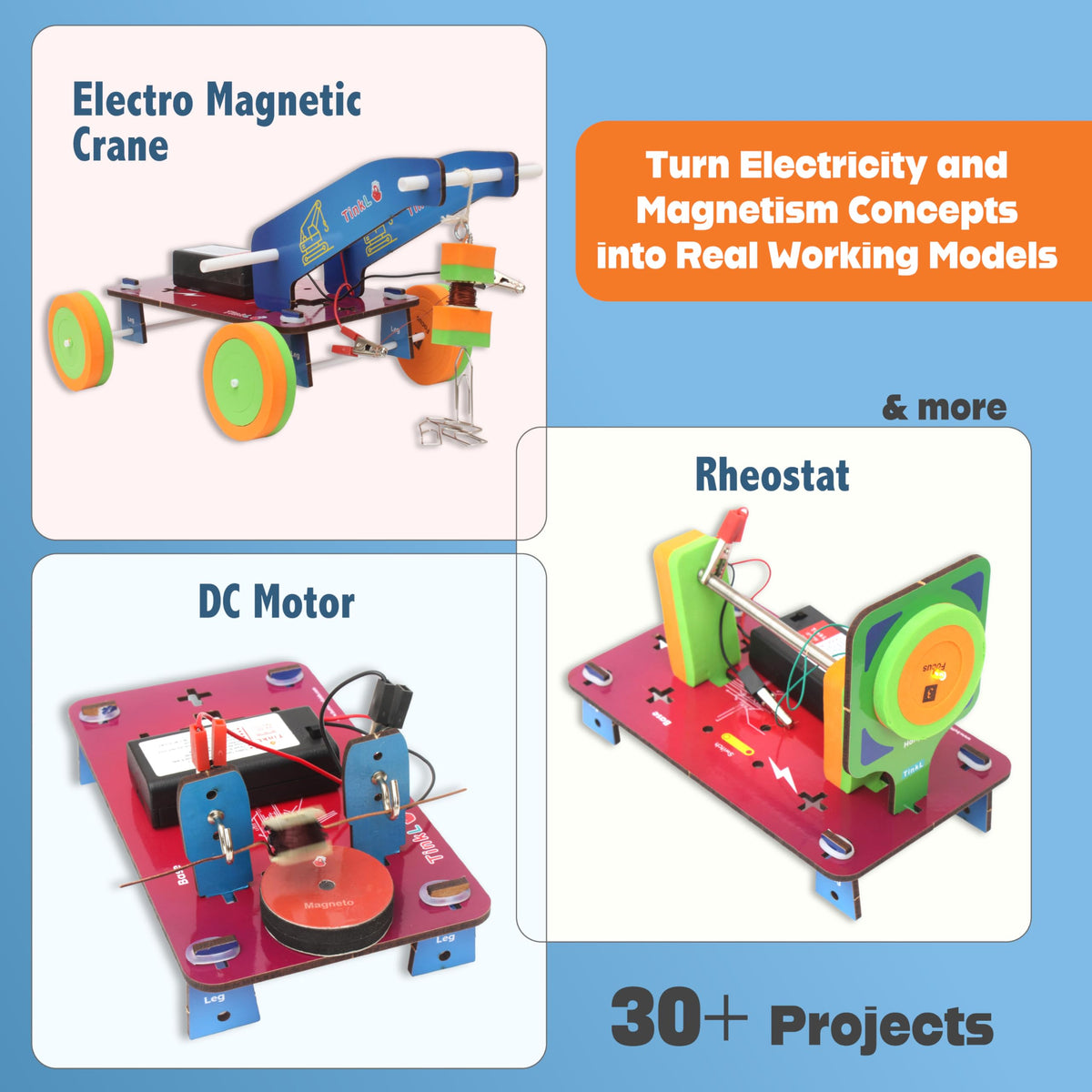 Butterfly EduFields wires and switches provide engaging circuitry projects for curious kids.