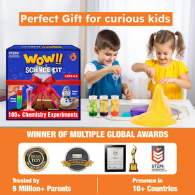 Butterfly EduFields Wow Science Kit illustrated manual, clear steps for independent exploration