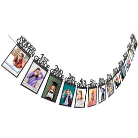 ButyHome graduation banner cards showcase kindergarten to 12th memories for a festive backdrop