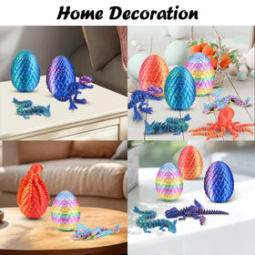 BUUFAN dinosaur skeleton egg closeup showcases detailed bones and color