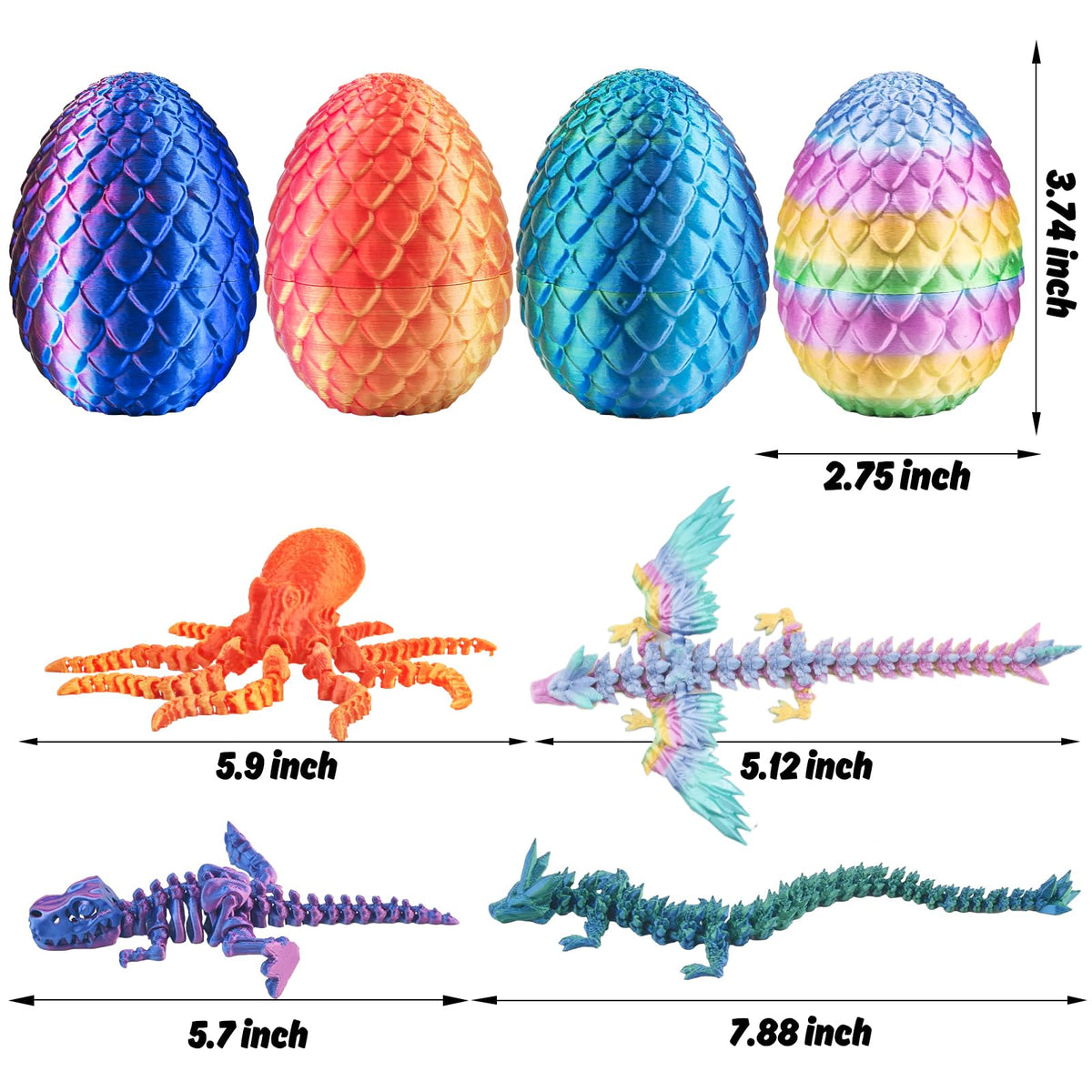 BUUFAN dinosaur skeleton egg features intricate detail for imaginative playtime