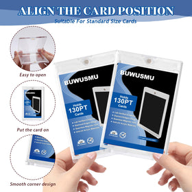 BUWUSMU magnetic closure design keeps cards securely in place.
