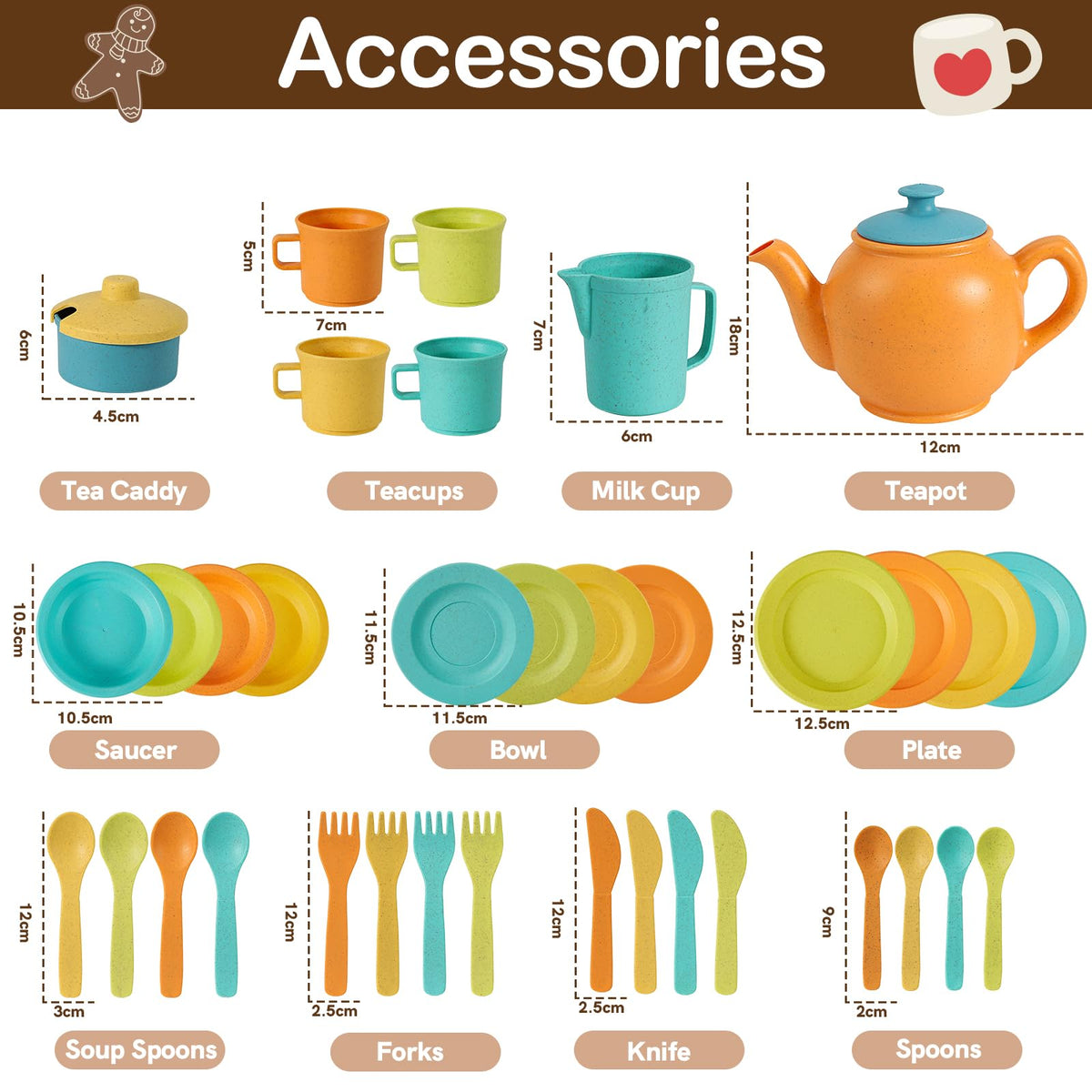 Buyger Colorful kitchen accessories in orange, yellow, green, blue spark creativity