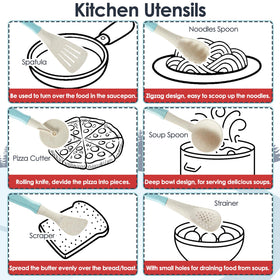 Removable lids and ergonomic handles in Buyger set mirror real kitchen use.