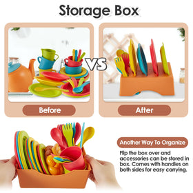 Buyger Donut with chocolate toy for dessert pretend-play
