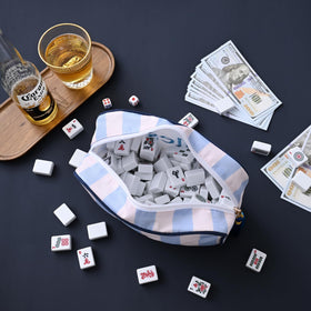 Buzcozy thickened American Mahjong rack fits setups for neat storage.