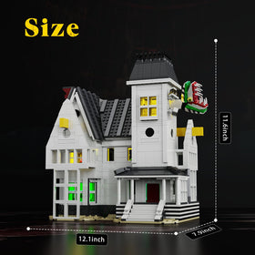 BVANFKJGR Internal LED fixtures illuminate rooms for night display