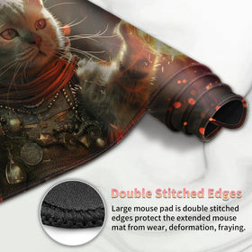BVDIKMI MTG playmat decorative patterns enhance game-night setup.