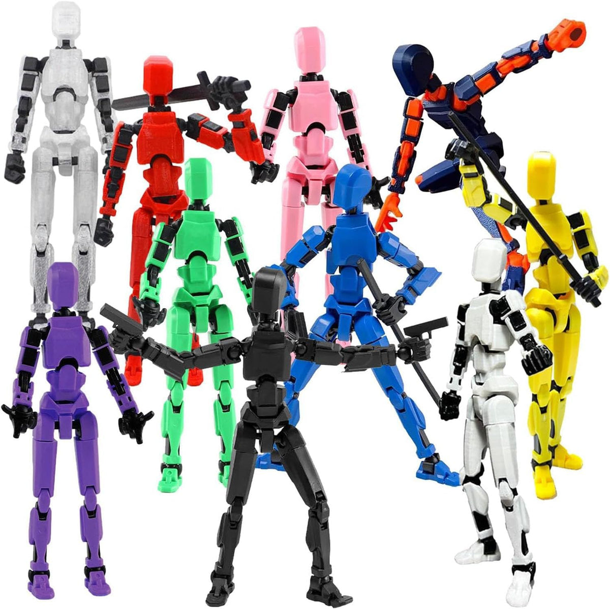 BVVLI T13 action figure set assembly parts for creative play