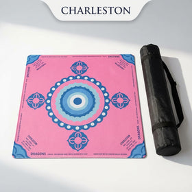 BVXVCB Mahjong Mat pastel pink design enhances setup.