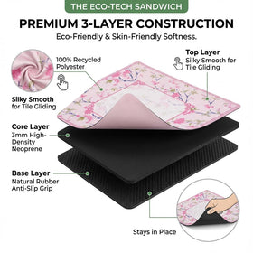 BVXVCB Mahjong Mat precision-stitched edges resist fraying for durability.