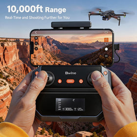 70-minute flight time offers extended exploration and cinematic planning.