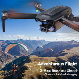 6K photos with a 3-axis gimbal deliver ultra-clear, stable footage.
