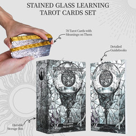 BWTY tarot deck in hand shuffling for smooth beginner readings
