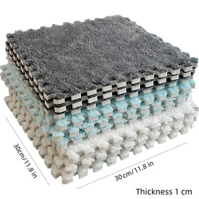 BXEBUI thick EVA foam 0.4 inch provides cushioned, stable floor coverage.