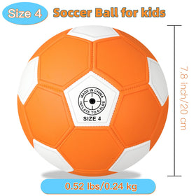 BYAOSUN Curve Soccer Ball Size 4 safe for walls during casual play