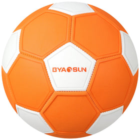 BYAOSUN Curve Soccer Ball Size 4 with soft EVA surface for gentle indoor play