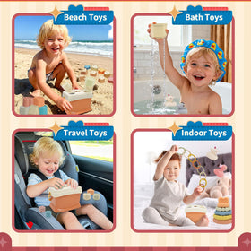 BYFWH Shape Sorter bath toy adds splash-friendly learning during bath time.