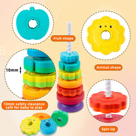 BYFWH safe ergonomic design – easy grip supports toddler fine motor practice