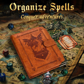 Byhoo DND spellbook dry erase compatible pages for quick updates between sessions.