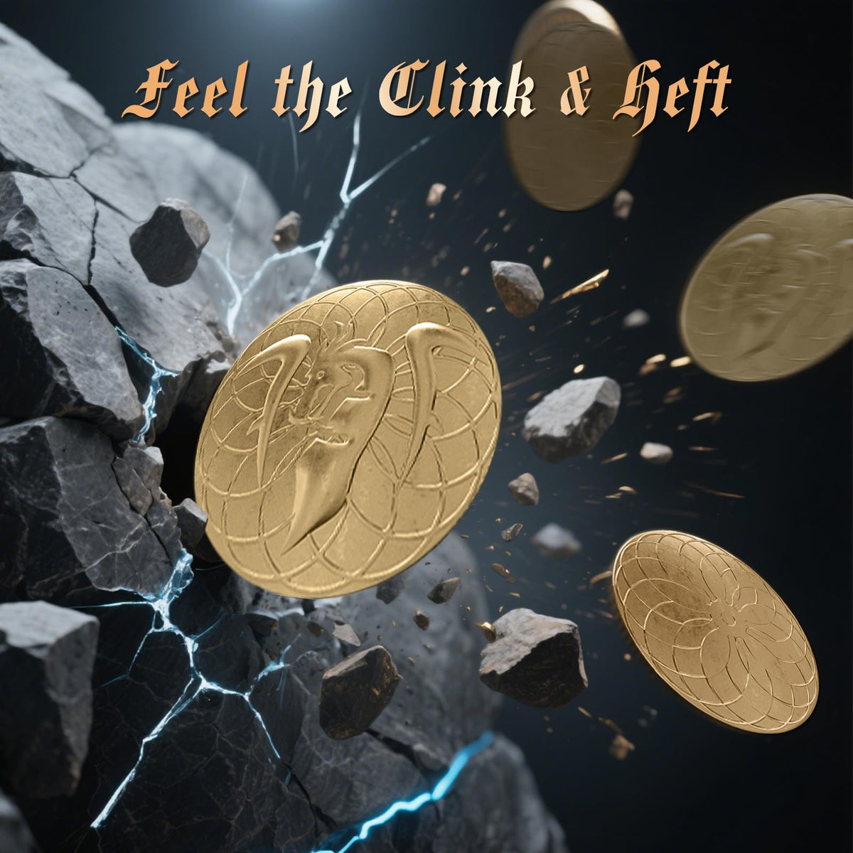 Byhoo dragon-patterned coin—fantasy aesthetic for quests.