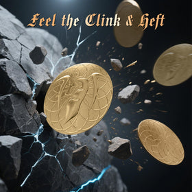 Byhoo dragon-patterned coin—fantasy aesthetic for quests.