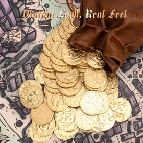 Byhoo golden coin detail—dragon engraving and authentic weight.