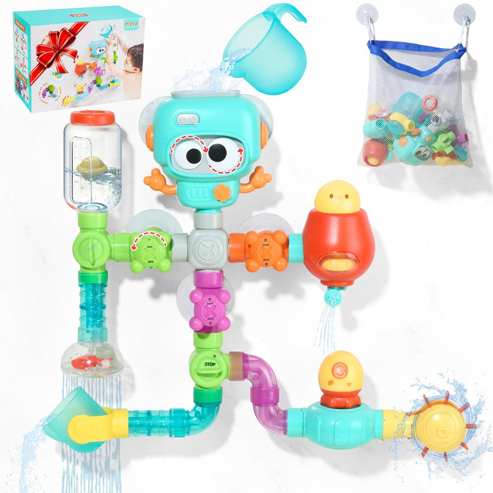 BYKASIST bath toy assembly pieces demonstrate building for learning and play