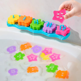 BYKASIST bath toys sea creatures stack promotes sorting and motor skills during bath time