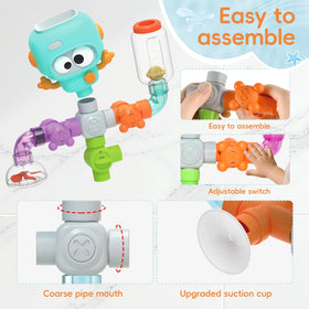 BYKASIST colorful building pieces promote color recognition and STEM play