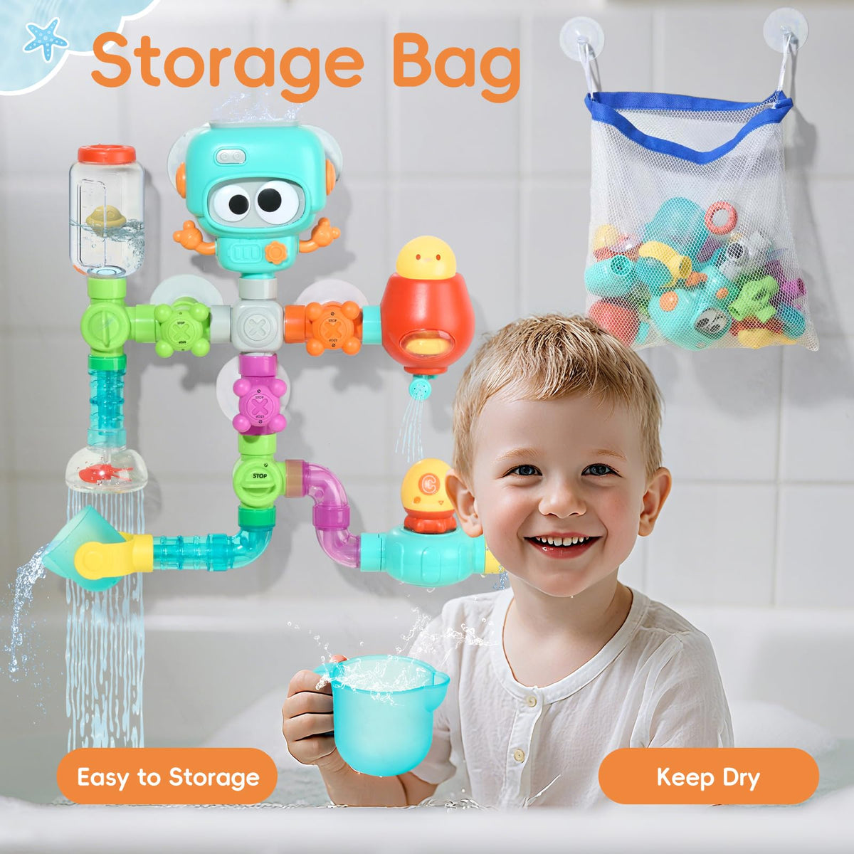 BYKASIST rotating wheels and nozzles illustrate cause-and-effect during water play