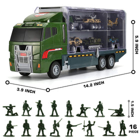 BYONEBYE diecast army vehicles collection highlights durable metal and plastic build.