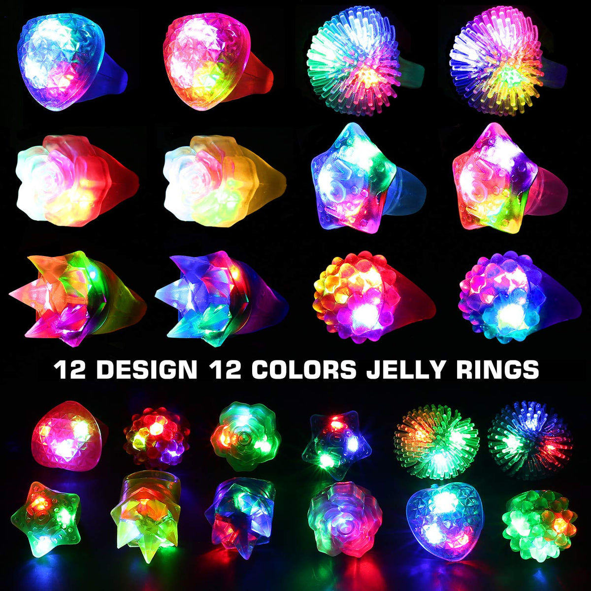 BYONEBYE flashing glasses modes create bold party looks and energy