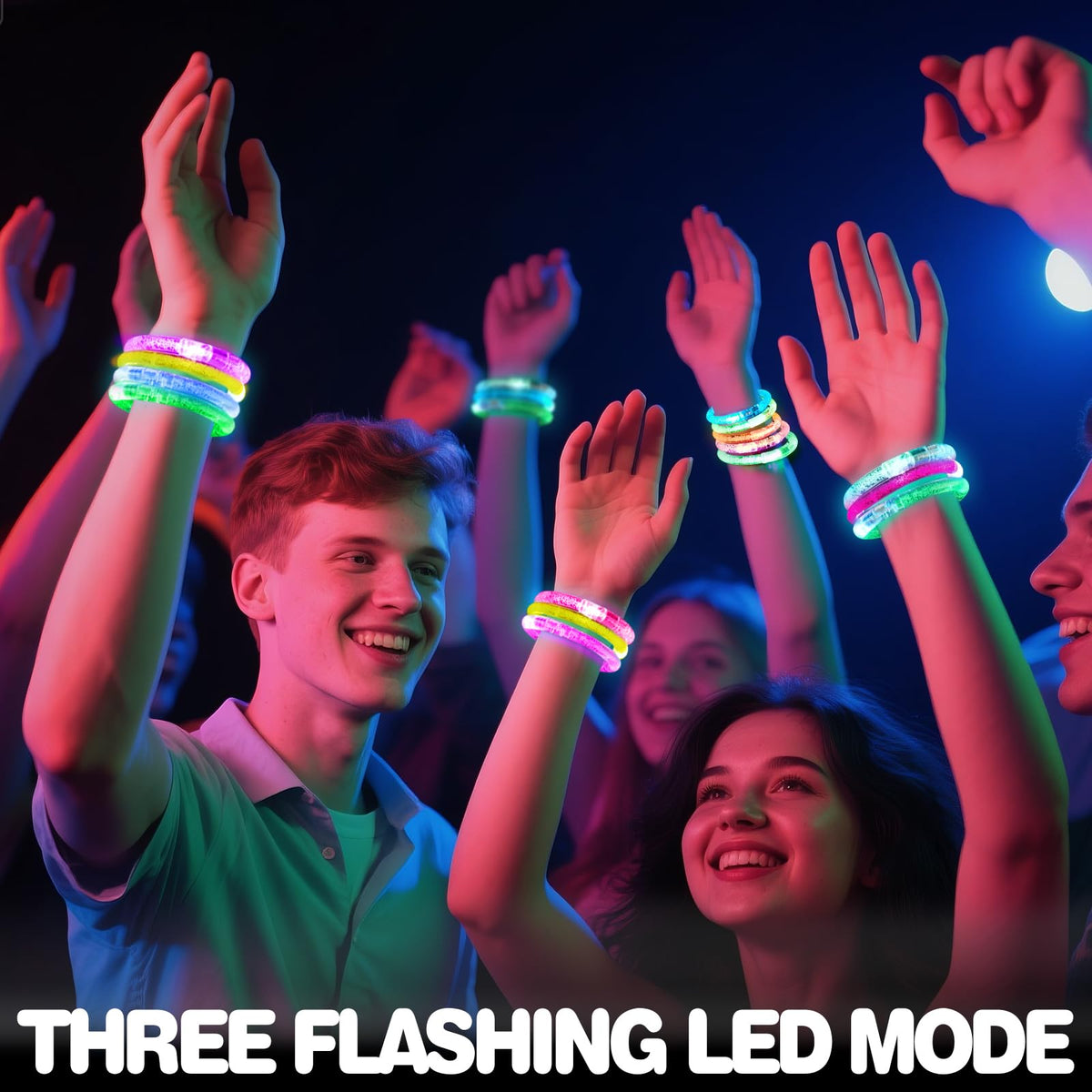 BYONEBYE party glow accessories pair with glow sticks for festive ambiance
