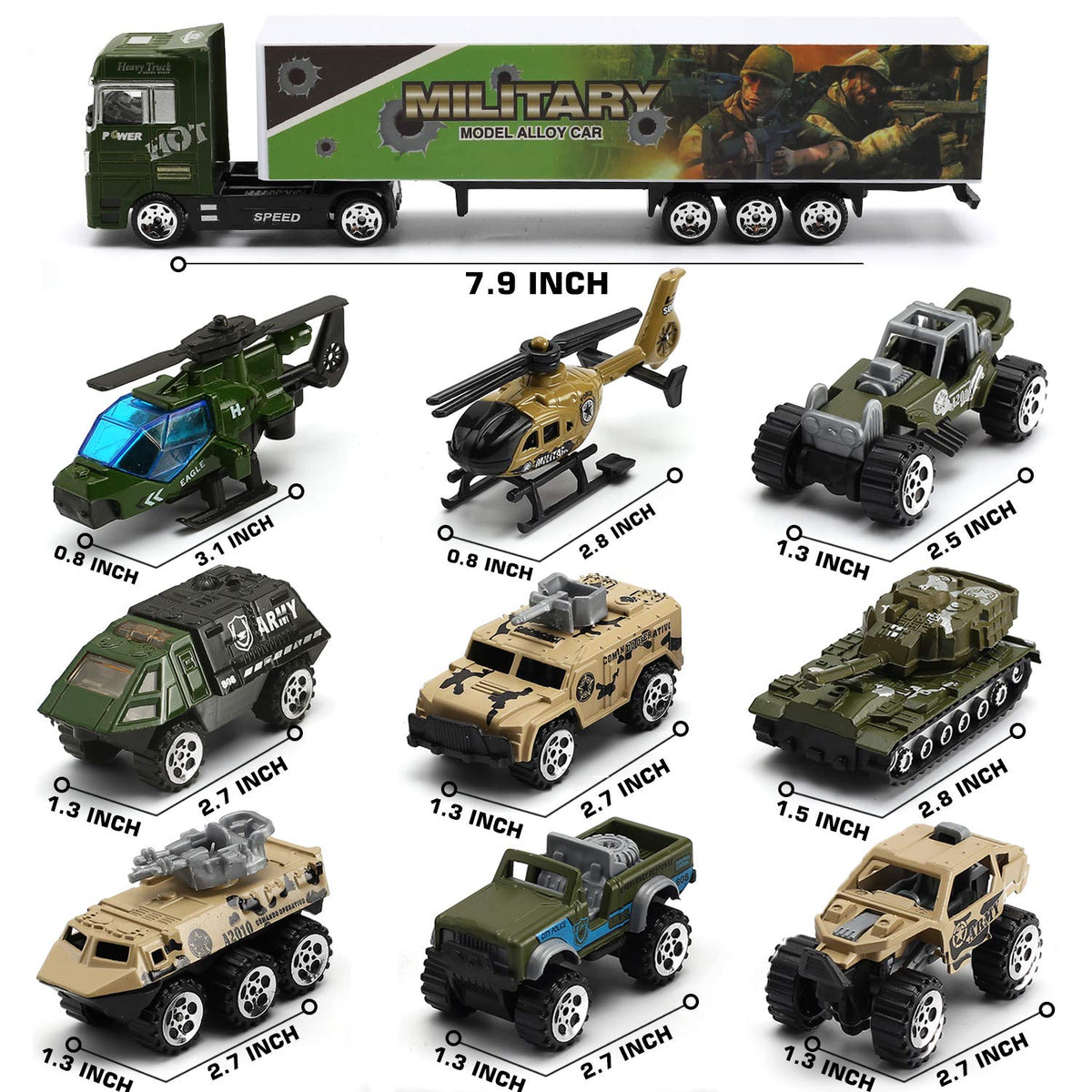 BYONEBYE two helicopters and tank expand battle scenarios for kids.