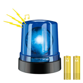 BYTEWAR Blue Police Beacon Light Toy with flashing lights for authentic pretend police play.