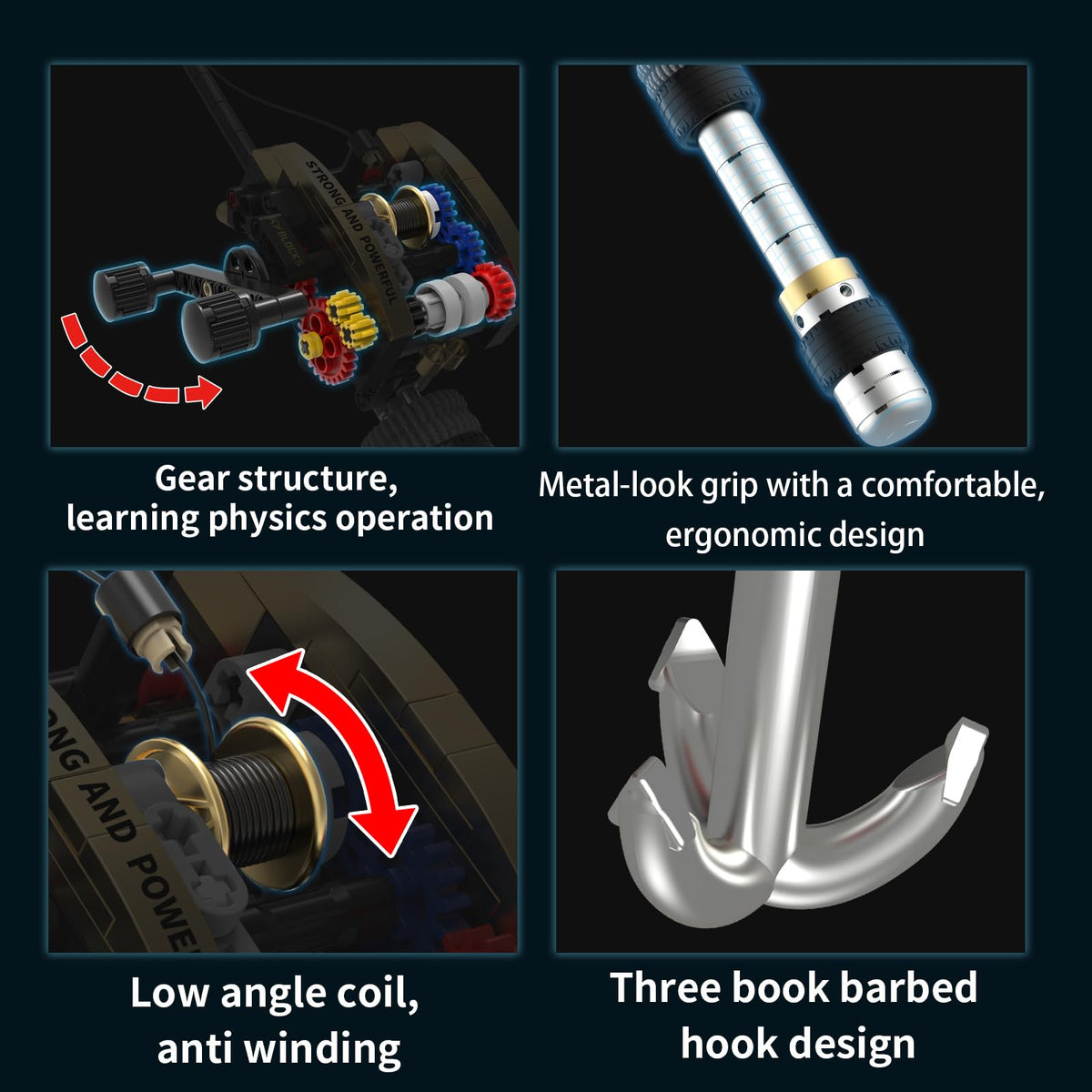 BYTLK multi-curve rod supports realistic casting and comfortable handling