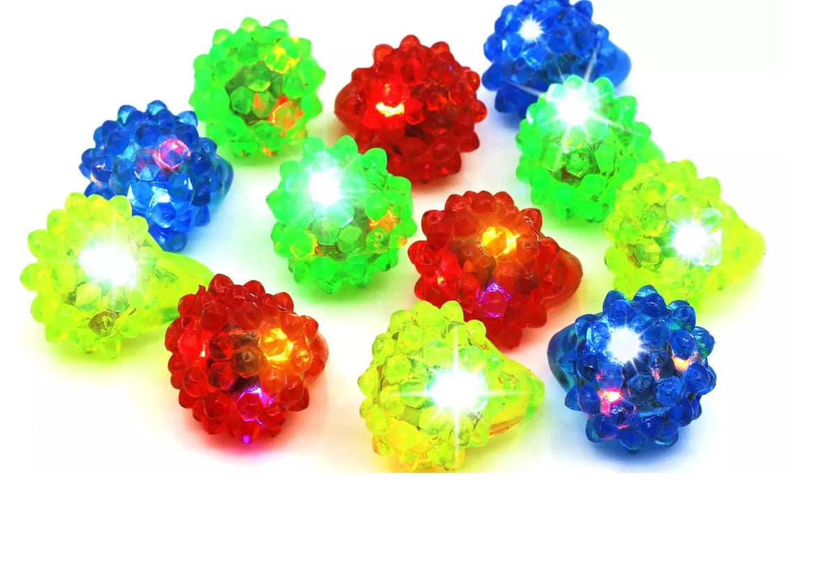 C&H Solutions 72-count pack showcases assorted LED colors for celebrations.