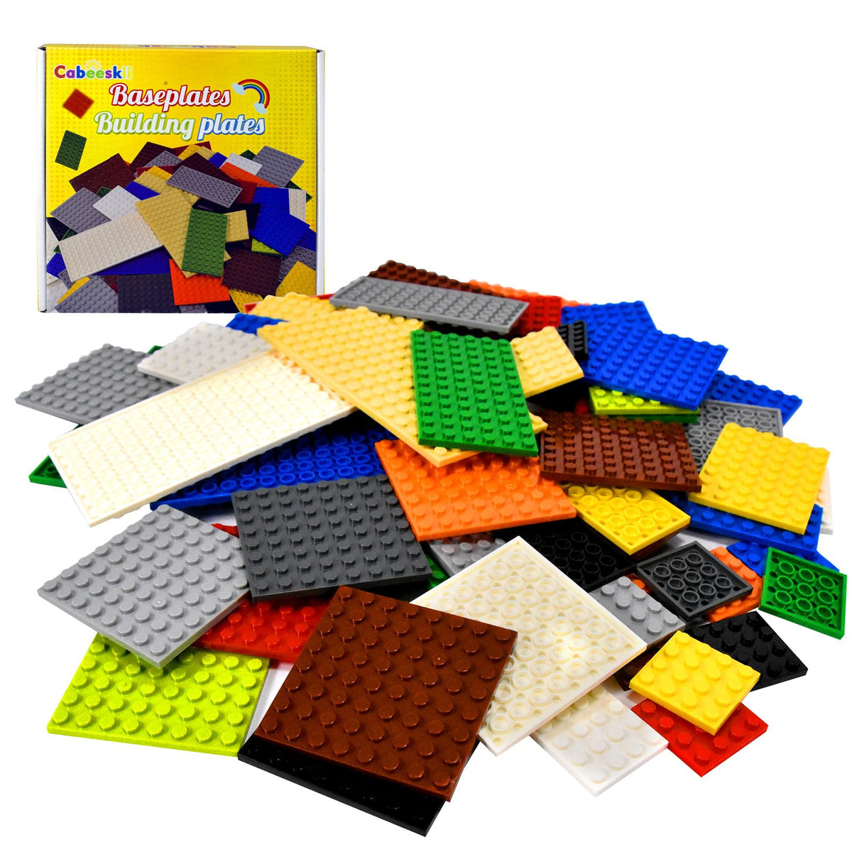 Cabeeskii Classic 8x8 plate with smooth edges for precise small builds and stability
