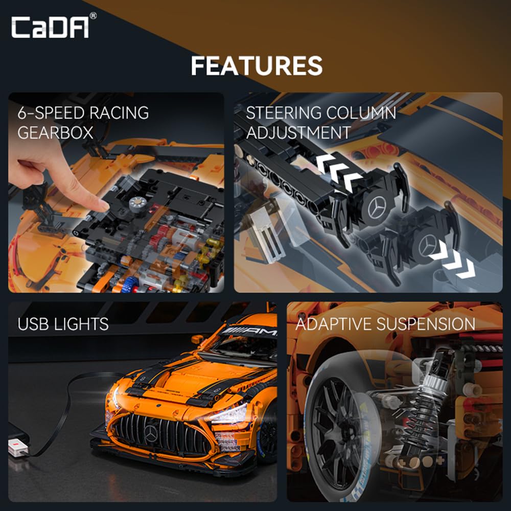 CaDA Master C64008W adjustable coilover suspension adds realistic stance