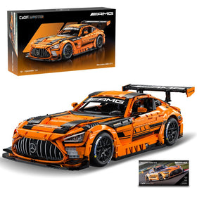 CaDA Master C64008W Mercedes-AMG GT3 front view for display and study