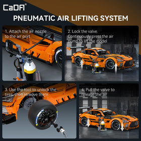 CaDA Master C64008W pneumatic tire-change system enhances build realism