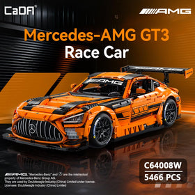 CaDA Master C64008W Mercedes-AMG GT3 rear view shows aerodynamic details