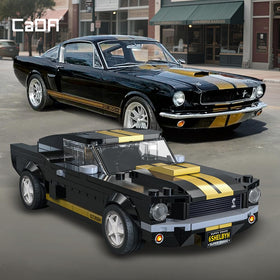 CaDA Shelby GT350H Mustang engine-detail captures authentic block-building experience.