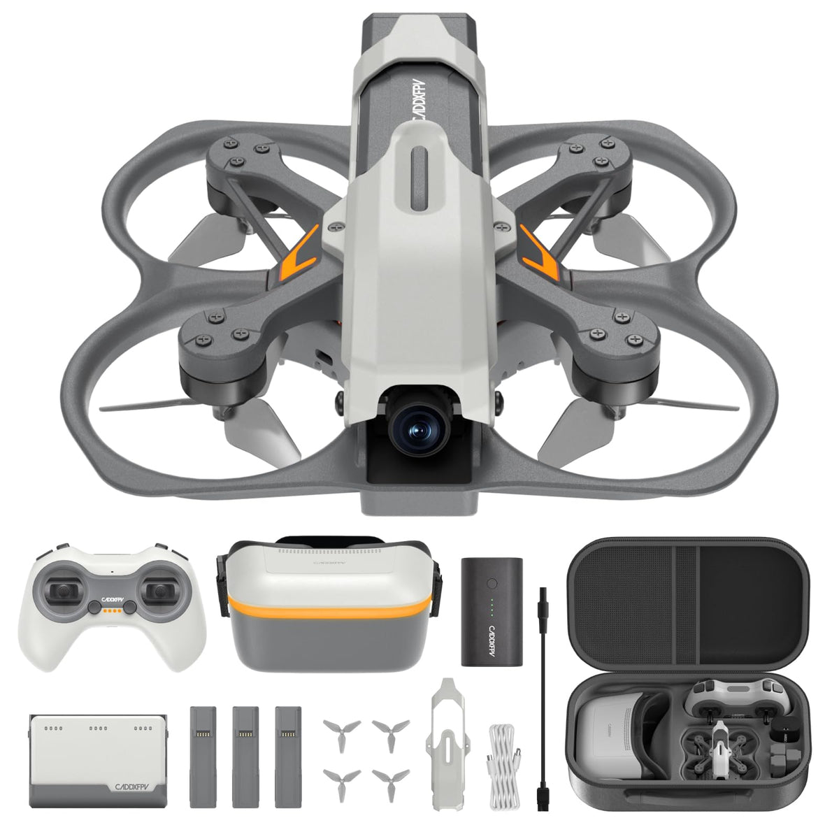 CADDXFPV carry case keeps all components organized and portable.