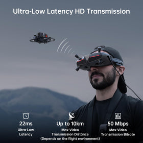 CADDXFPV Walksnail Avatar HD Goggles X included foam mask for comfort