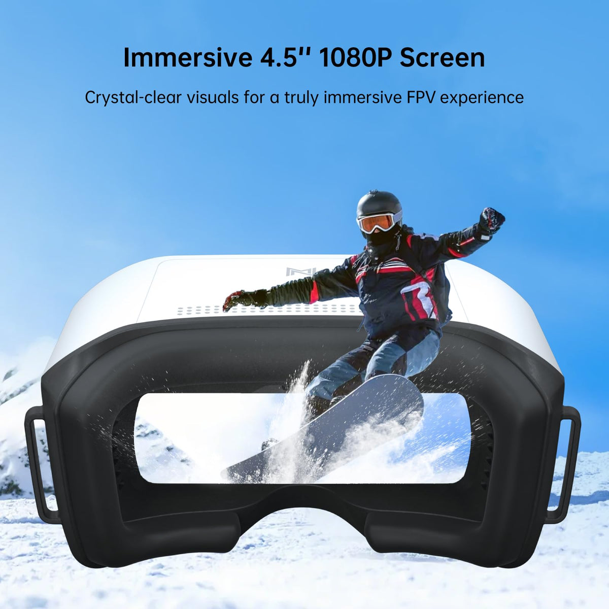 CADDXFPV Avatar HD goggles demonstrate natural head tracking for cockpit-like control.