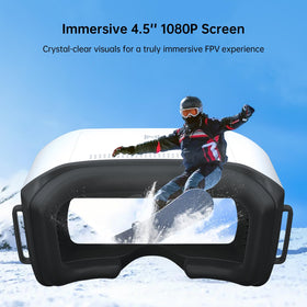 CADDXFPV Avatar HD goggles demonstrate natural head tracking for cockpit-like control.