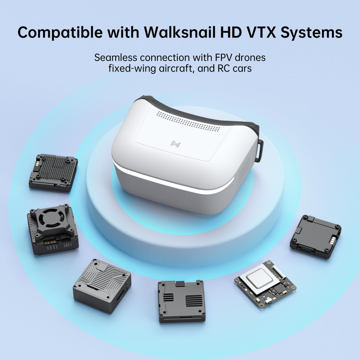 CADDXFPV goggles powered across 6–25.2V for flexible setup compatibility.