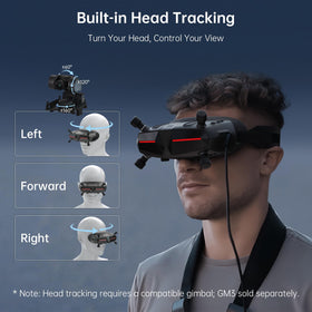 CADDXFPV Walksnail Avatar HD Goggles X cooling vent and inputs for stable flights